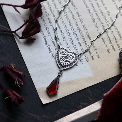 Lovers Eye- Red Garnet