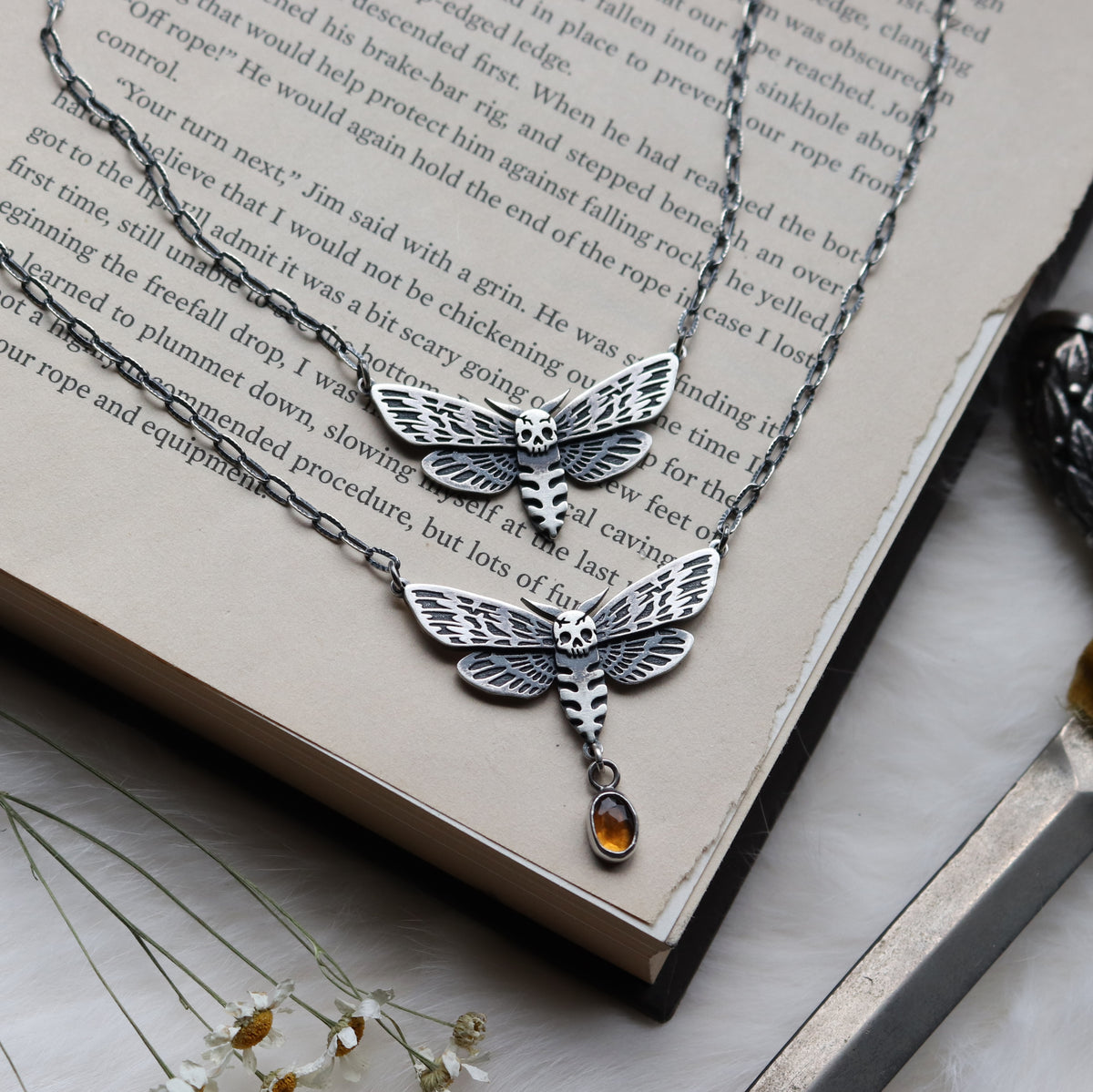 Death's Head Moth Pendant