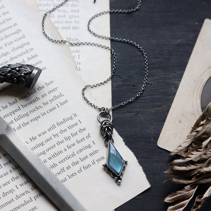 Labradorite Chainmail Necklace