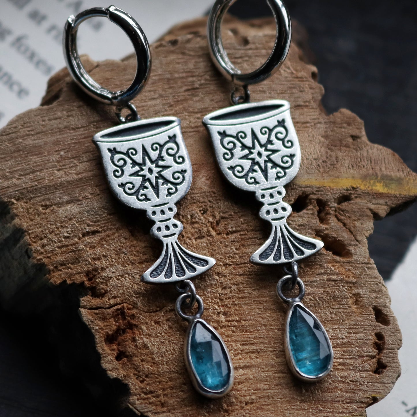 Chalice Cups with Kyanite