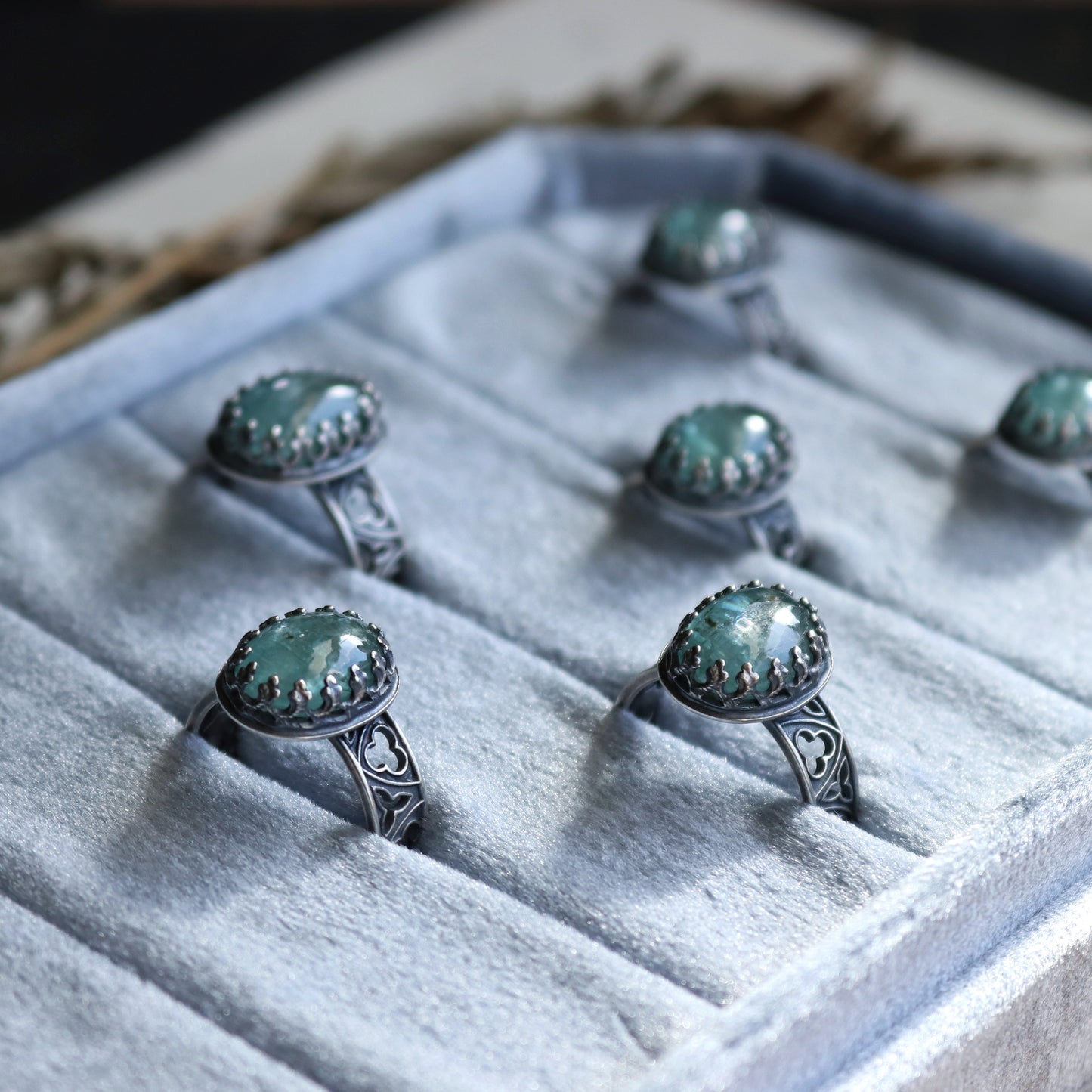 Celestial Kyanite Rings