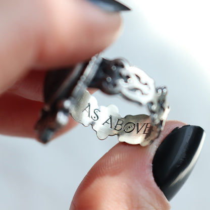 Amor Fati Ring- size 8