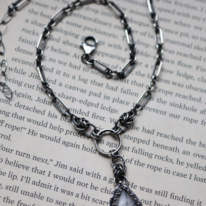 The Reliquary Pendant- Tourmalated Quartz