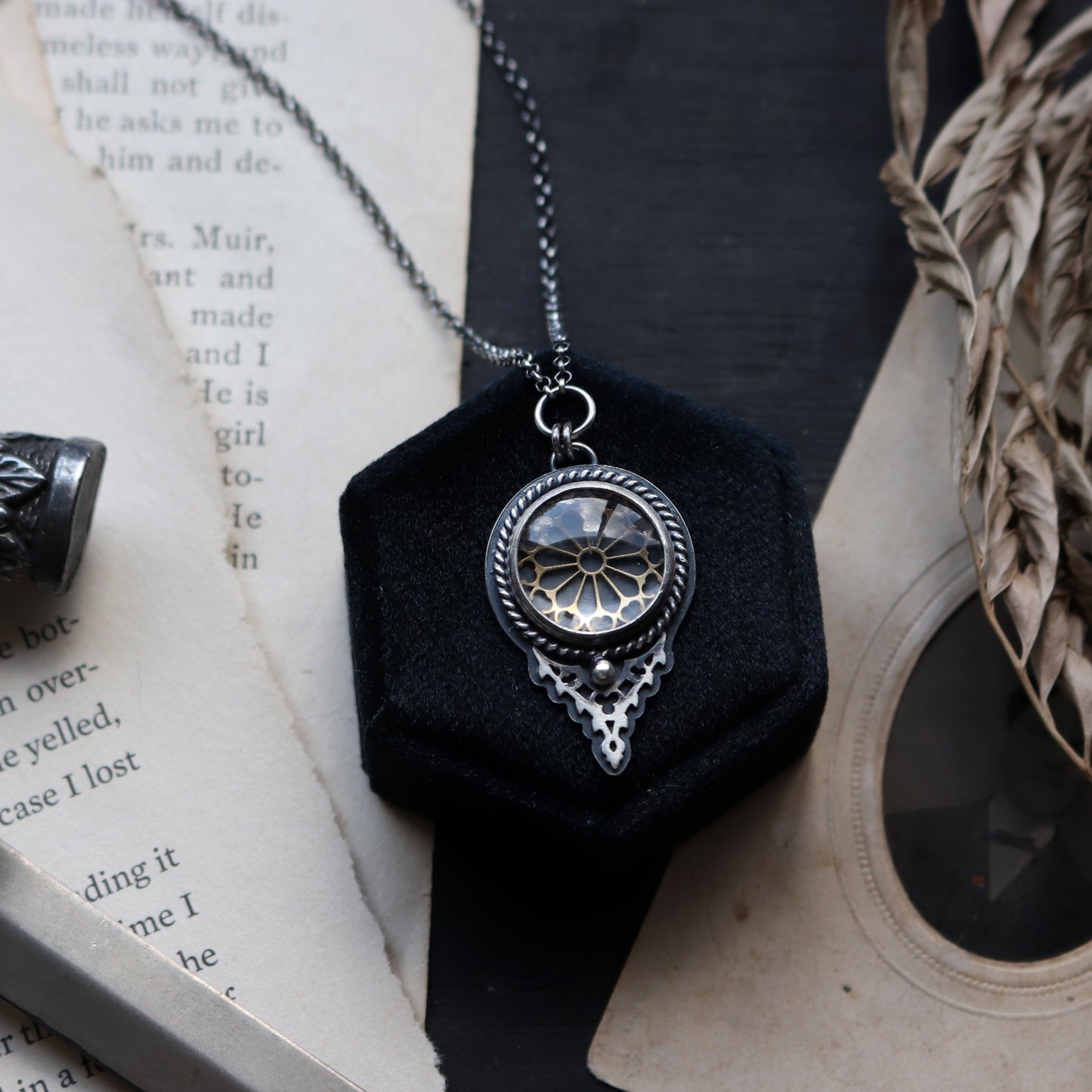 Mini Cathedral Window Necklace