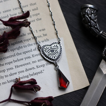 Lovers Eye- Red Garnet