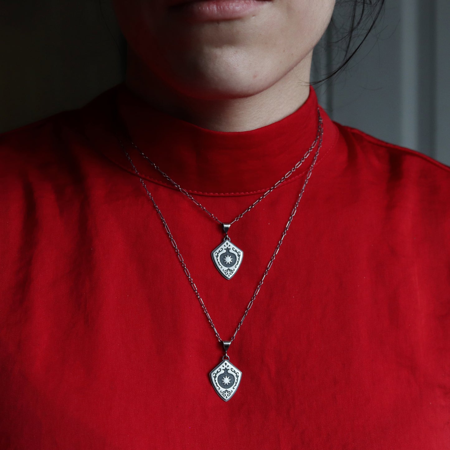 Mini Shield Necklace