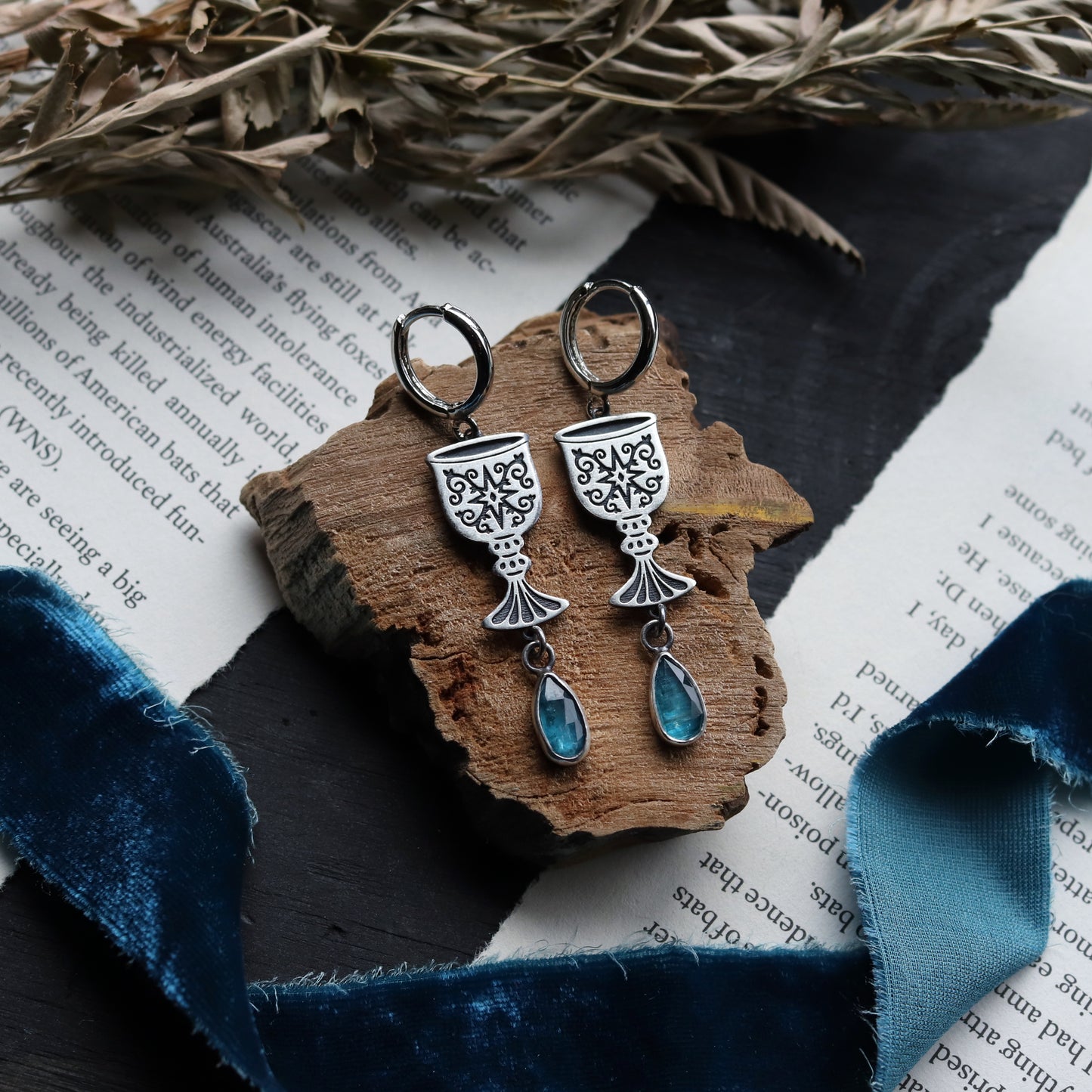 Chalice Cups with Kyanite
