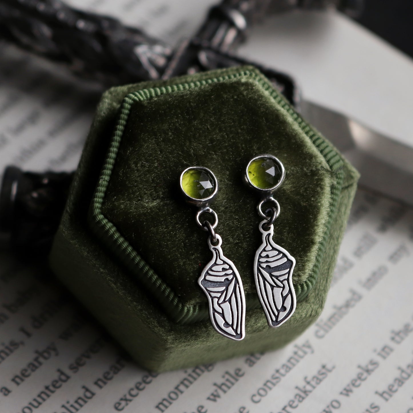 Cocoon Gemstone Studs