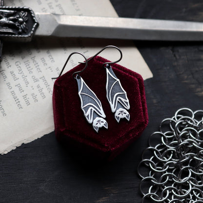 Mini Bat Earrings