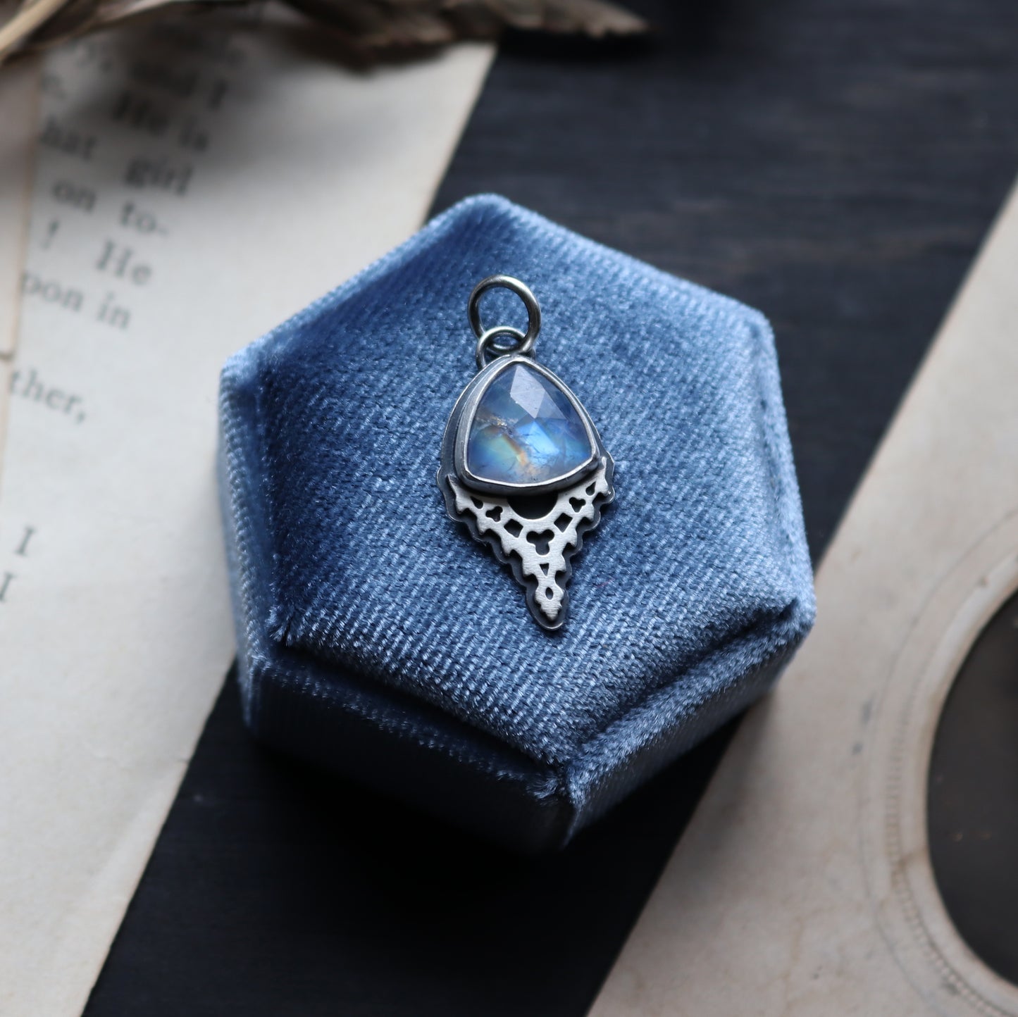 Moonstone Arch Charm