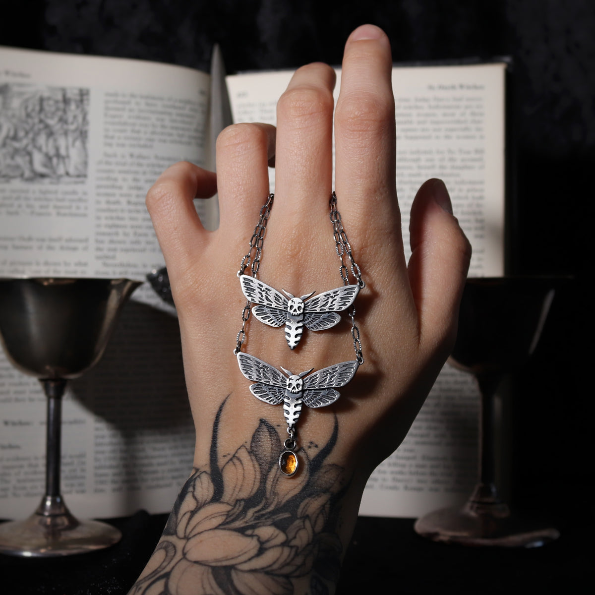 Death's Head Moth Pendant