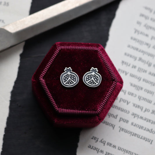 Pomegranate Studs