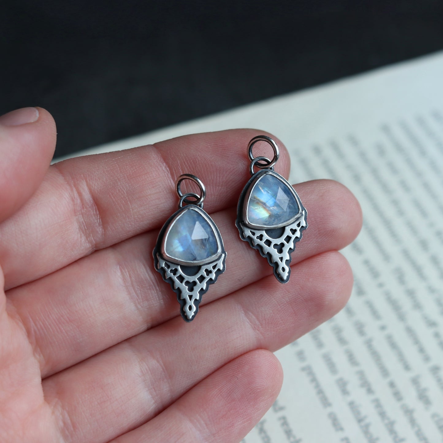 Moonstone Arch Charm
