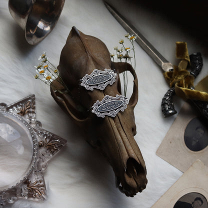 Mini Casket Plaque Necklaces