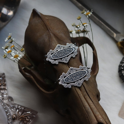 Mini Casket Plaque Necklaces