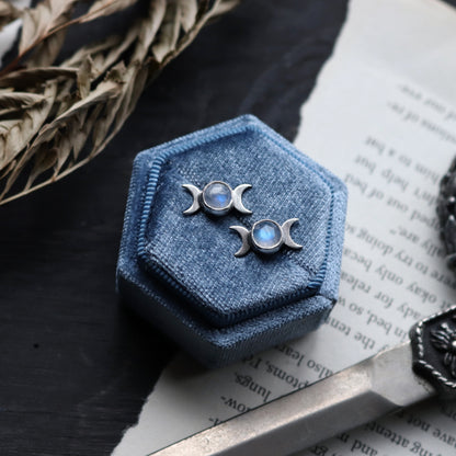 Moon Phase Studs