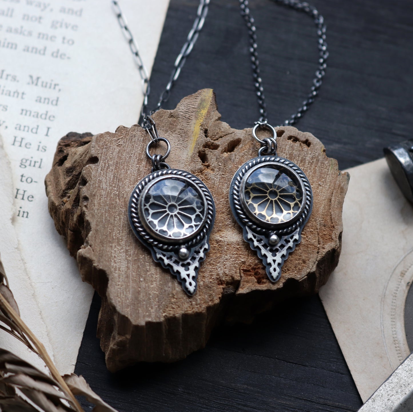 Mini Cathedral Window Necklace