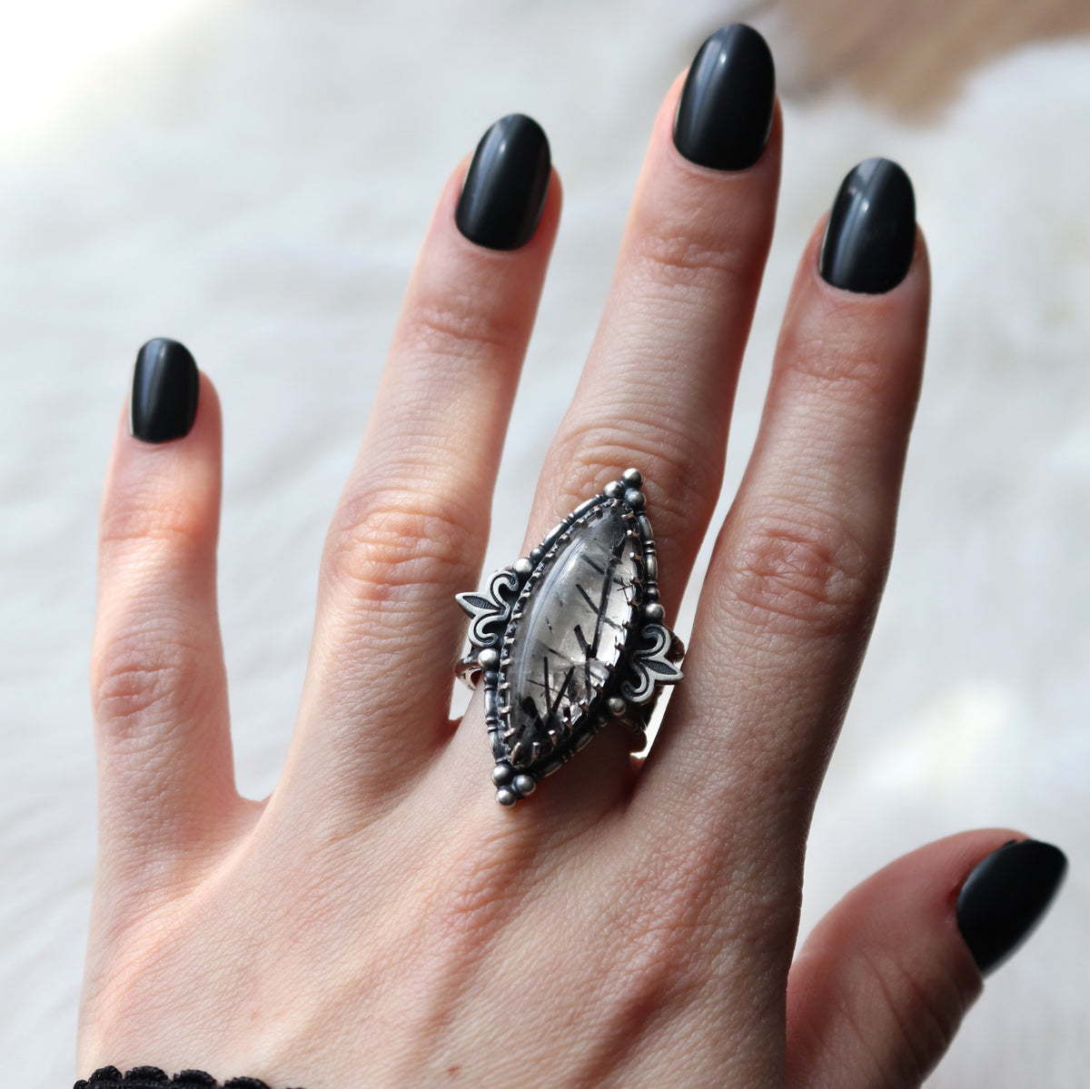 Memento Statment Ring- size 7.5