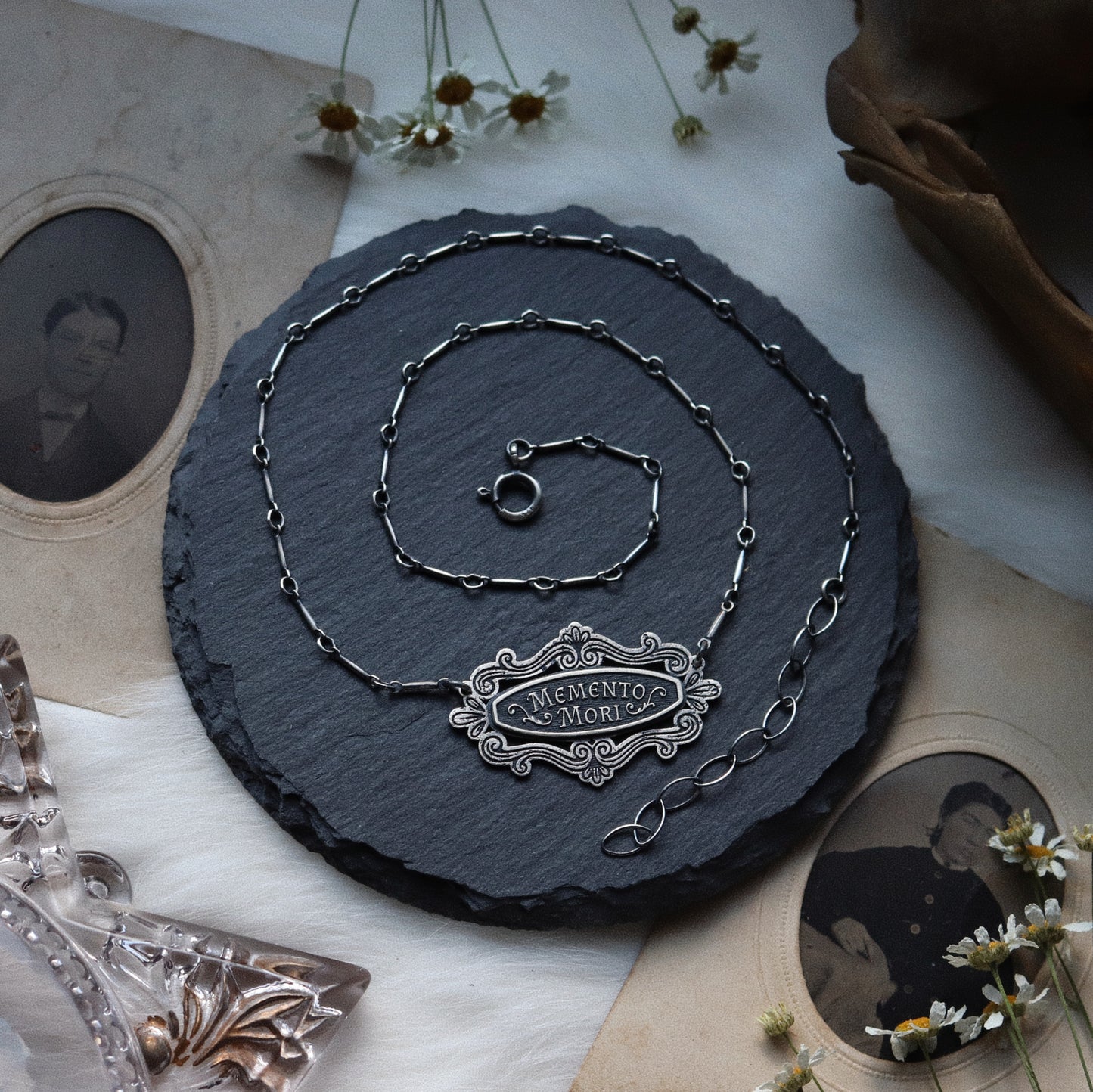 Mini Casket Plaque Necklaces