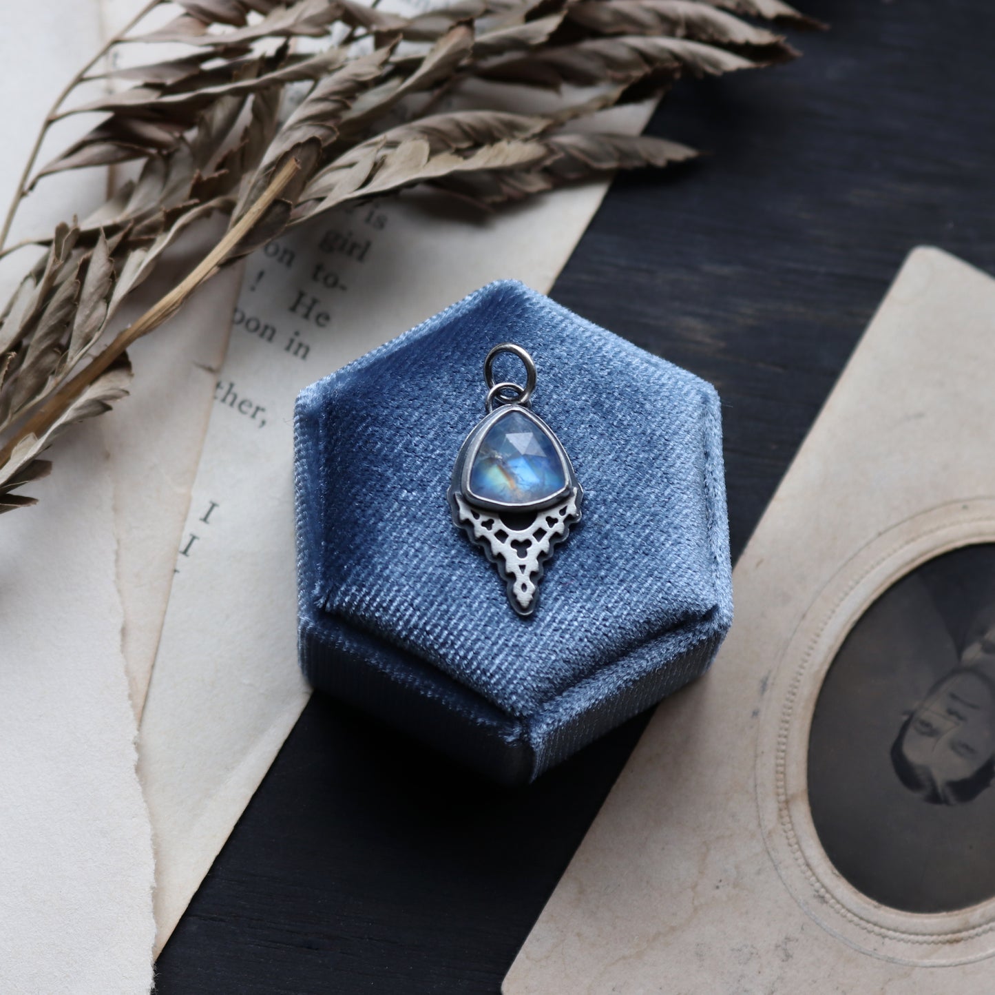 Moonstone Arch Charm