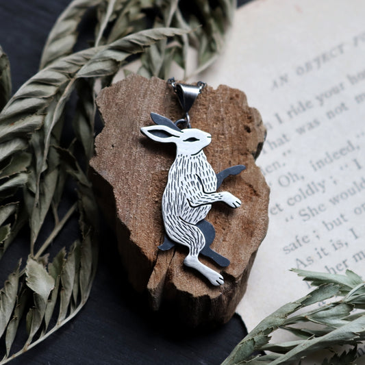 Dancing Rabbit Necklace