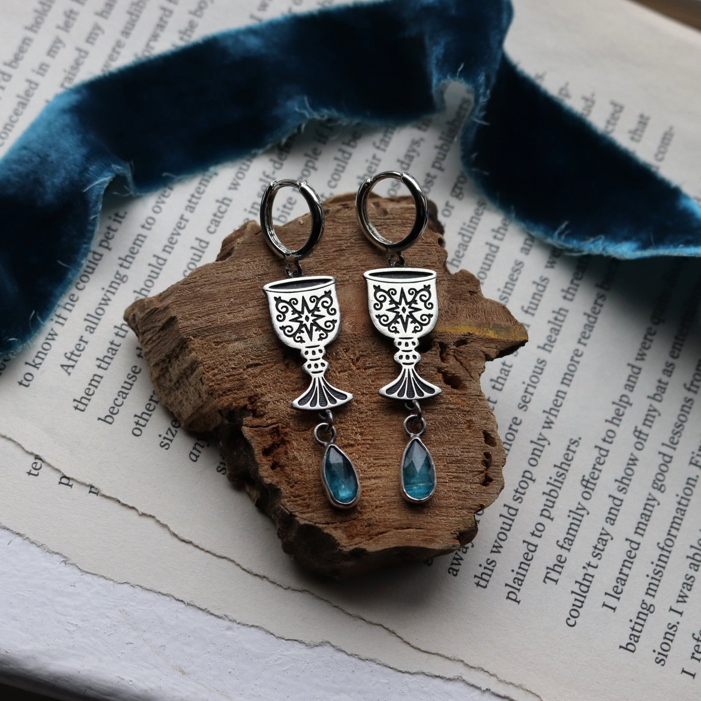 Chalice Cups with Kyanite