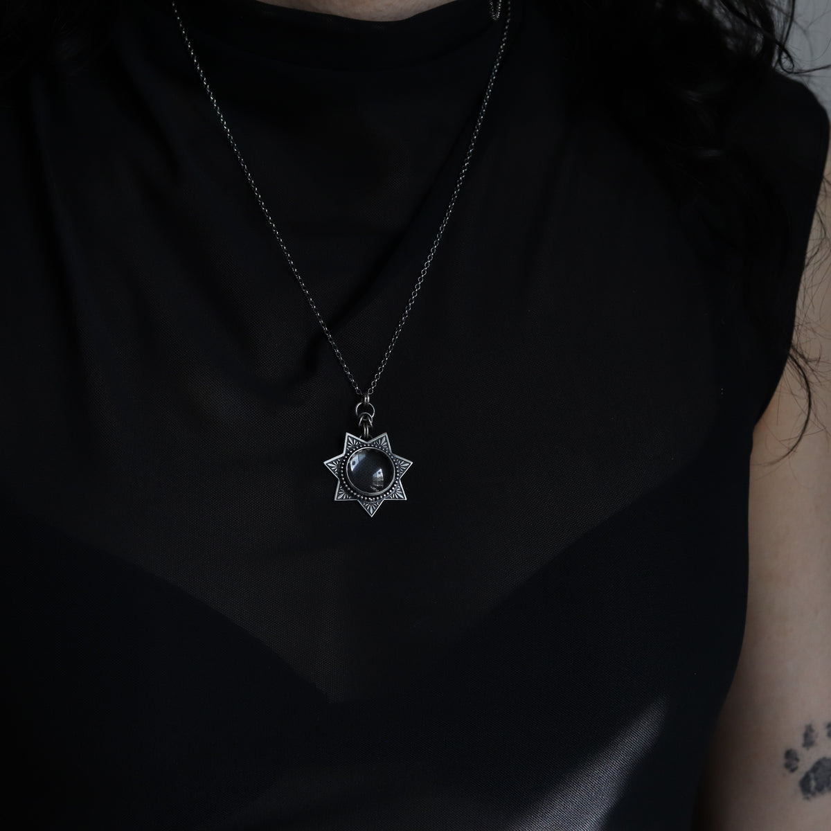 Mourning Star Necklace- Ready to Ship