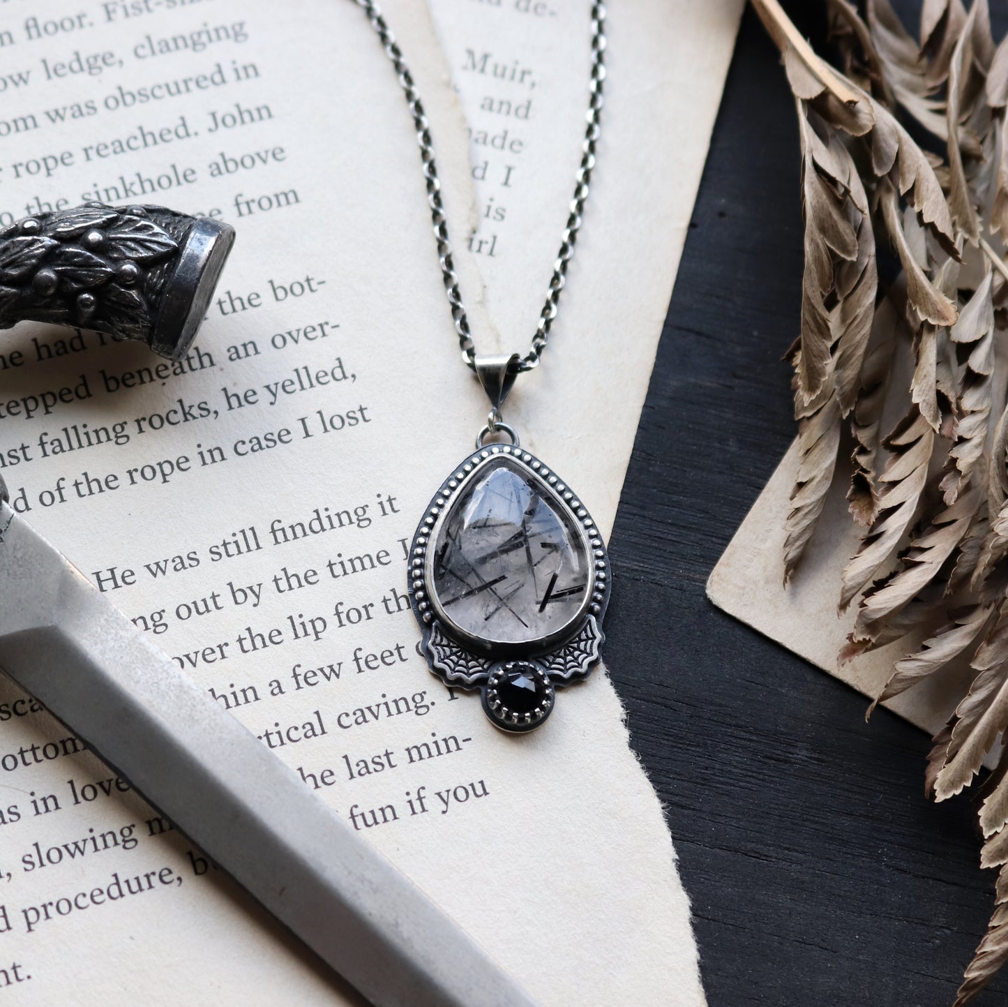 Spider Web Pendant