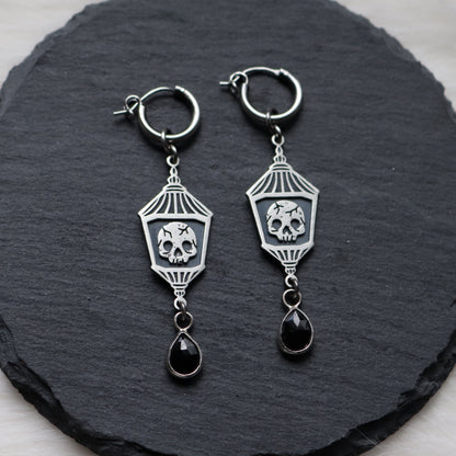Lantern Relic Hoop Earrings