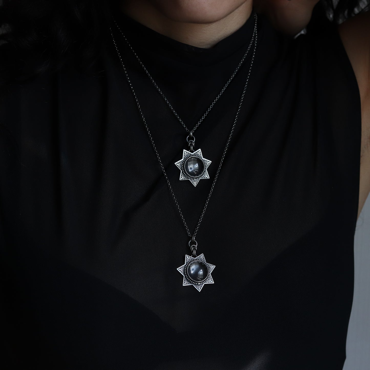 Mourning Star Necklace- Ready to Ship