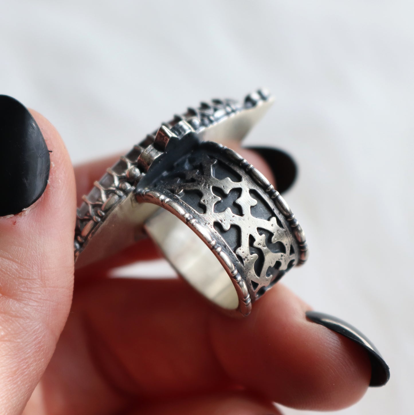 Memento Statment Ring- size 7.5