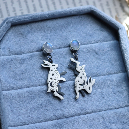 Dancing Rabbit Earrings