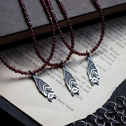 Beaded Bat Necklace