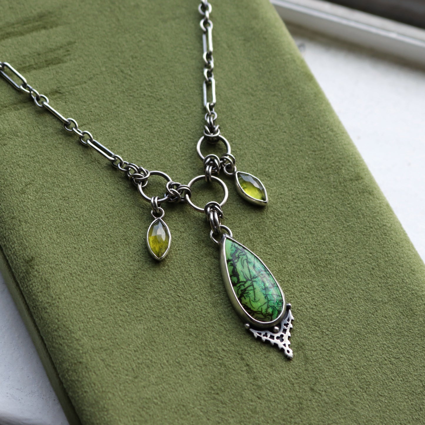Monarch Opal Necklace