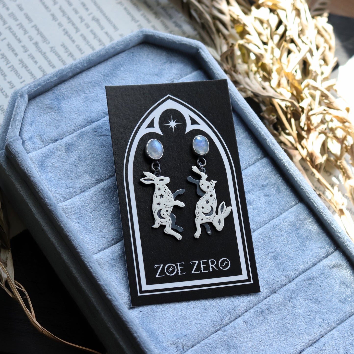 Dancing Rabbit Earrings