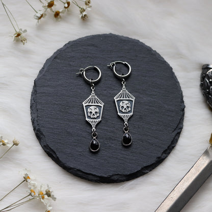 Lantern Relic Hoop Earrings