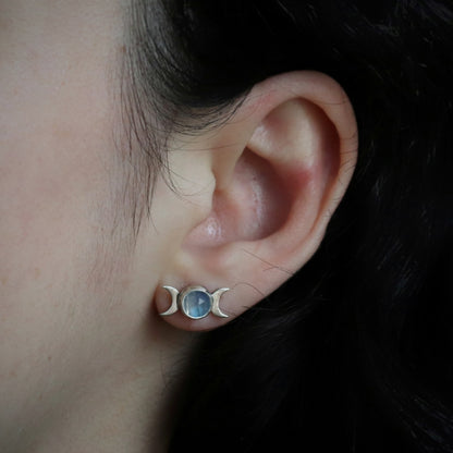 Moon Phase Studs