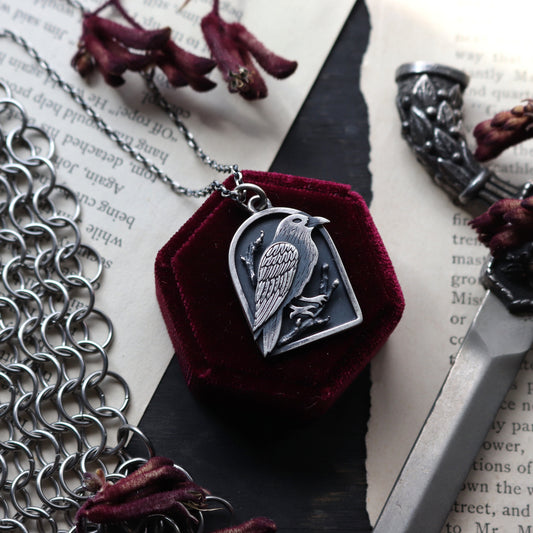 Hidden Crow Necklace
