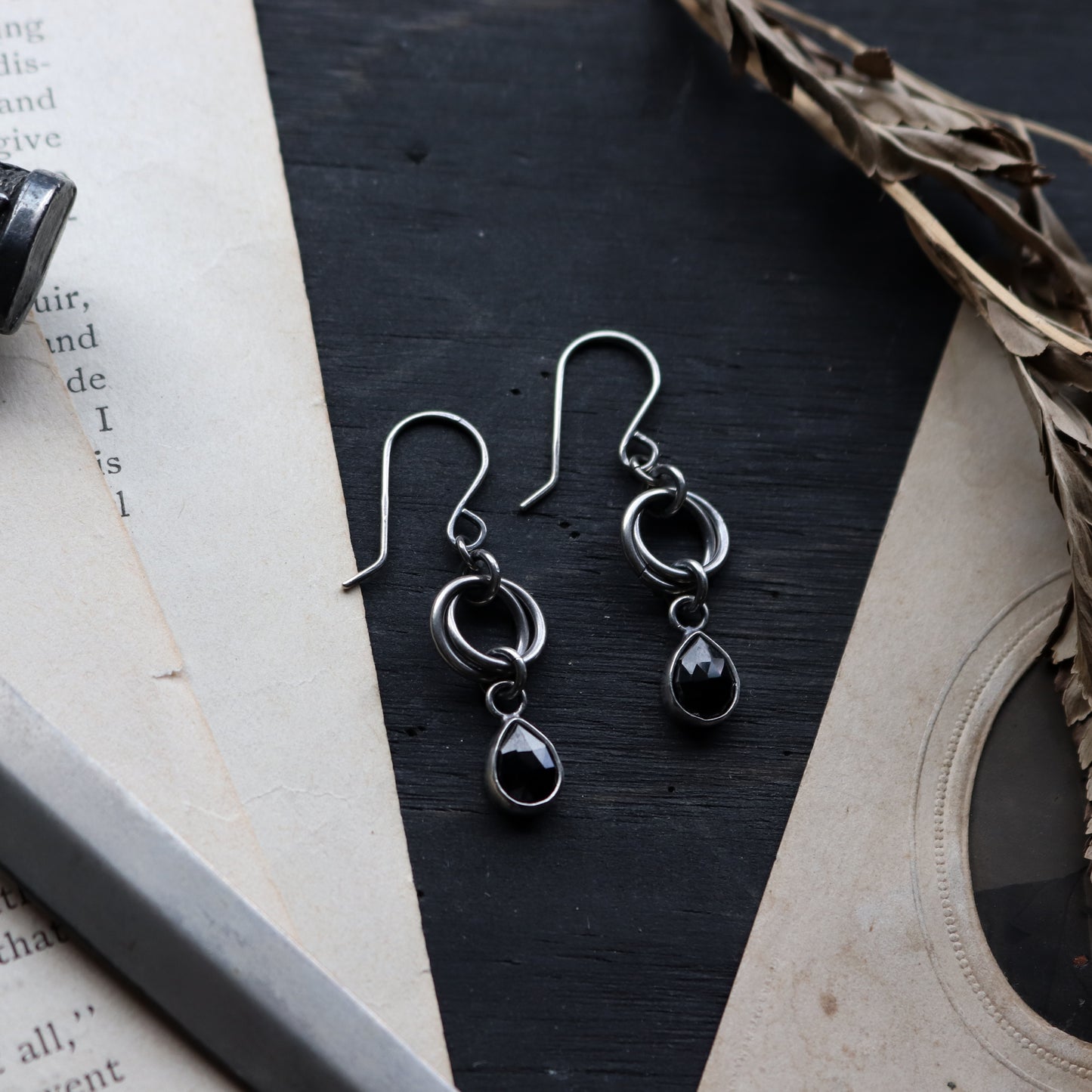 Infinity Gemstone Earrings