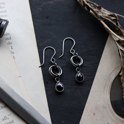Infinity Gemstone Earrings